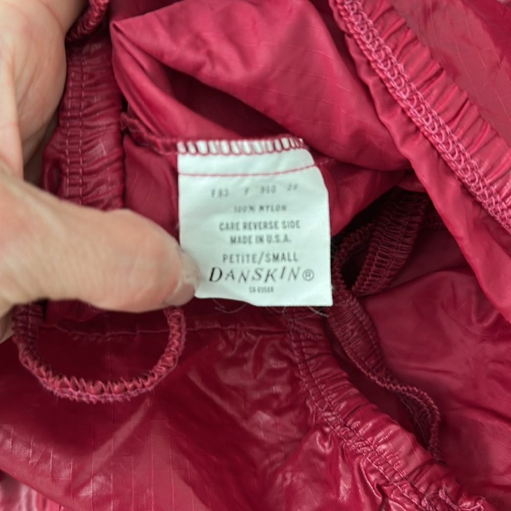 Vintage Danskin burgundy jumpsuit - Picture 3 of 7